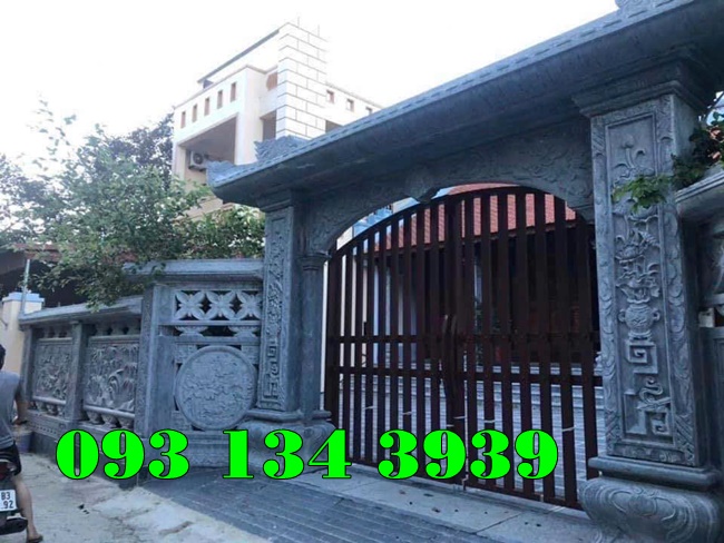 Mẫu cổng đá tự nhiên đẹp^2025